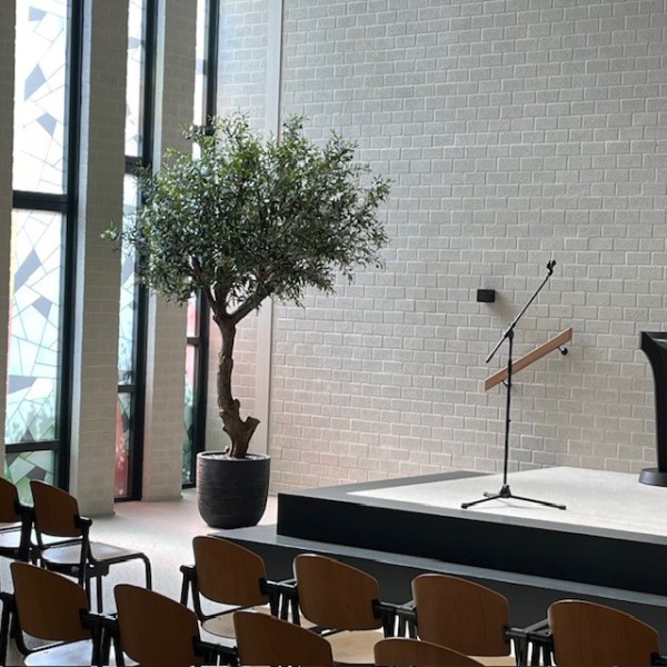 Mooie kunstplanten voor Magnificat kerk te Tiel Mooie kunstplanten voor Magnificat kerk te Tiel