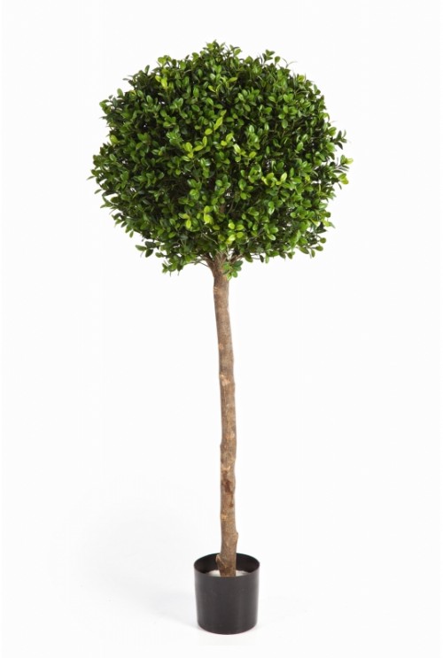 Kunstplant Buxus bol boom op stam
