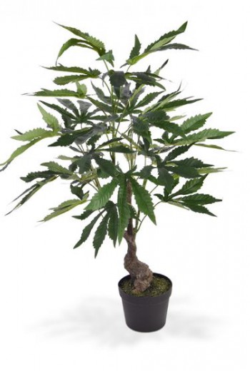 Cannabis kunstplant 60 cm