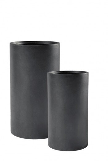 Basic Cylinder Dark Grey (met inzetbak) Basic Cylinder Dark Grey (met inzetbak)