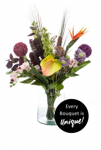 Boeket Exotic mix kunstbloemen Boeket Exotic mix kunstbloemen