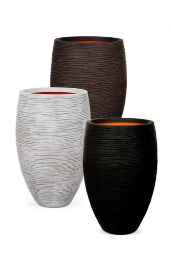 Nature Vase Elegant Low Rib Nature Vase Elegant Low Rib