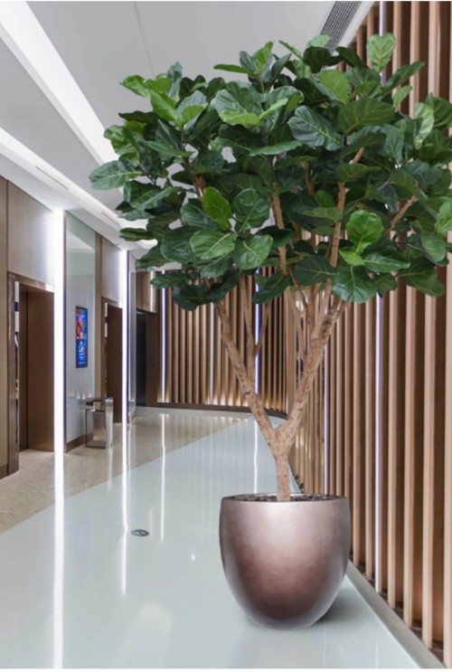 Mica Decoration Kunstplant - Ficus Lyrata - Groen - 45 Cm Mica Decoration Kunstplant - Ficus Lyrata - Groen - 45 Cm