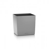 Plantenbak-Lechuza-Cube-Premium-zilver-1